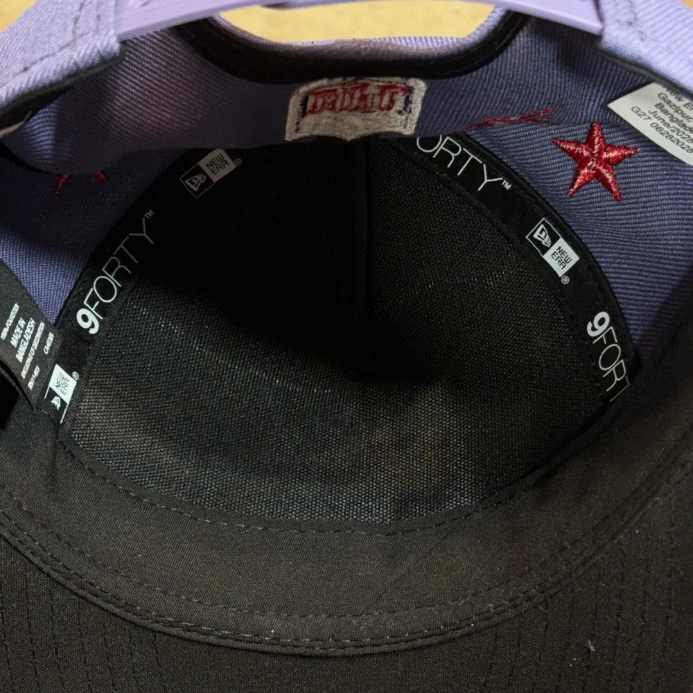 New Era New England Patriots Hat Youth Purple 9FORTY Snapback Star Rope NFL